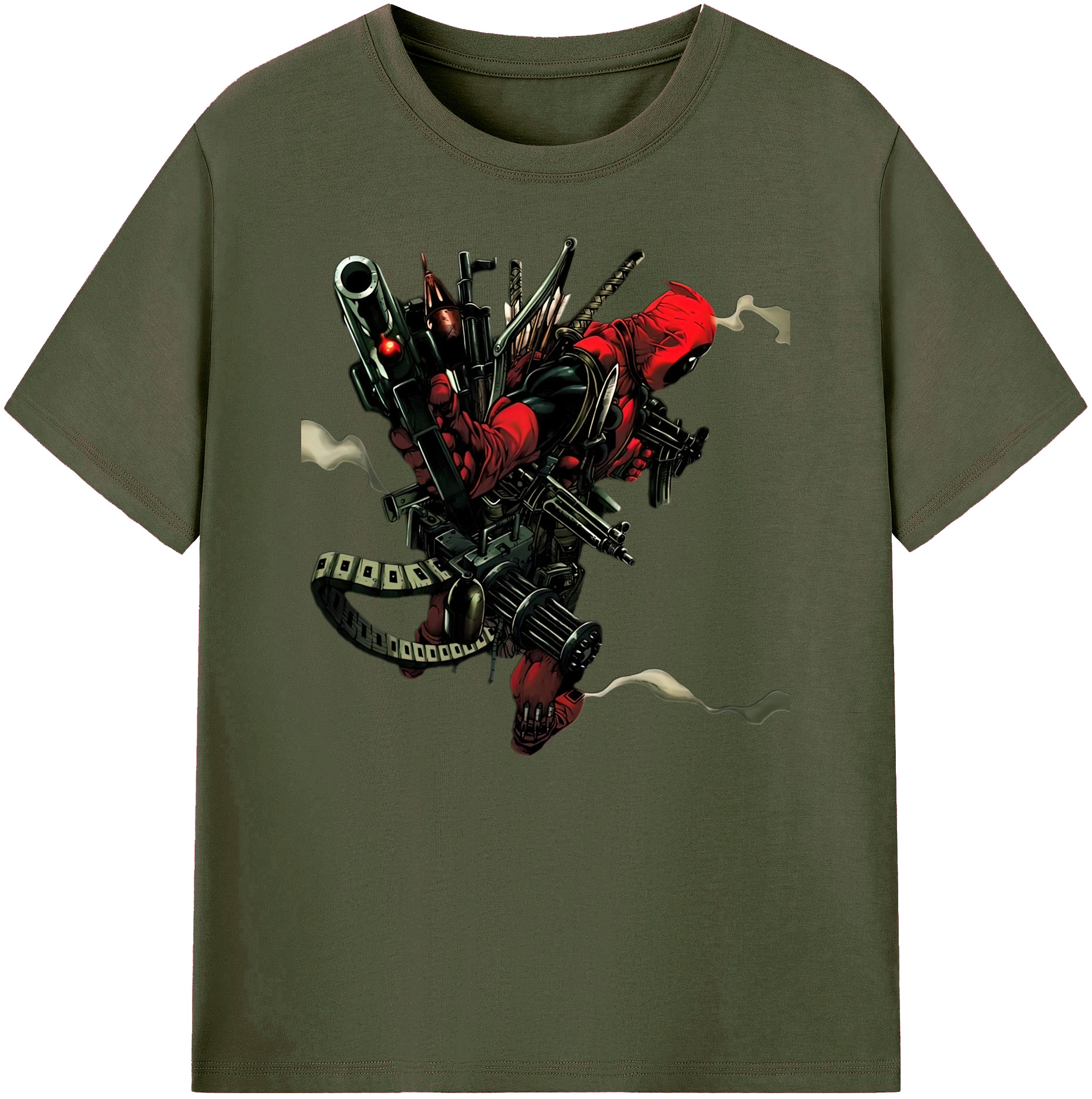 （画像用） Deadpool デッドプール 綿100％ メンズ半袖Tシャツ｜肌触りやわらか＆通気性